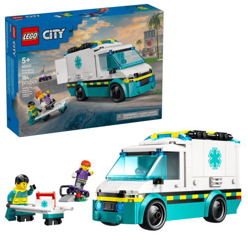 LEGO City 60451 Karetka pogotowia 184 elementy5+