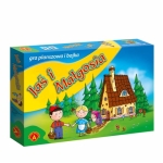 Gra planszowa dla 5 latka z książeczką Jaś i Małgosia