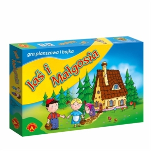 Gra planszowa dla 5 latka z książeczką Jaś i Małgosia
