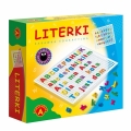 tablica z literami dla dzieci