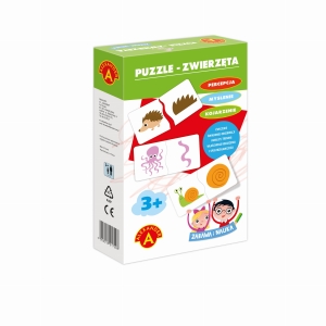 Układanka puzzle dla 3 latka zwierzęta