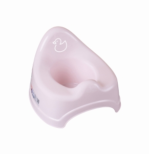 Tega Baby nocnik z pozytywką kaczka jasny różowy