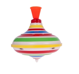 Zabawka bączek mały kolorowy