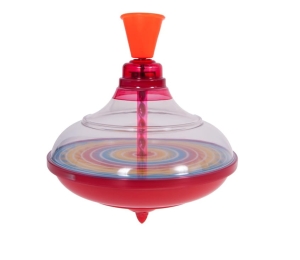 Zabawka bączek mały przezroczysty