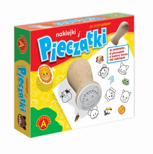 drewniane pieczątki dla dzieci