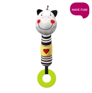 Piszczek z gryzakiem zebra Zack BabyOno 634