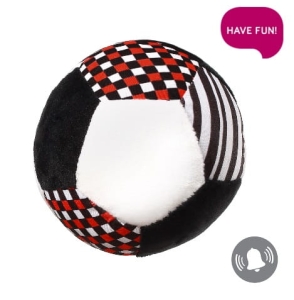 Kontrastowa, miękka piłka dla niemowląt contrast BabyOno 638