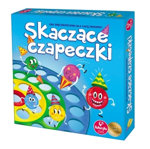 Gra planszowa skaczące czapeczki