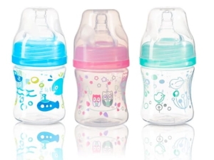 BabyOno butelka antykolkowa 120ml  szerokootworowa 402