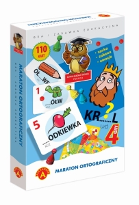 Zabawka edukacyjna gra dla 7 latka maraton ortograficzny