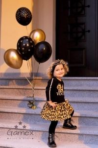 Gamex sukienka dla dziewczynki cętki