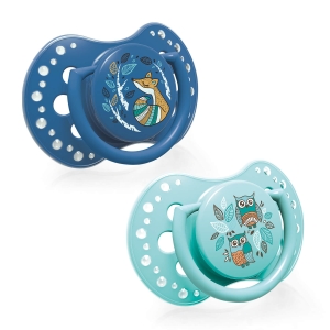 Smoczki uspokajające Lovi 3-6 m dynamiczne silikonowe folky 22/842 boy