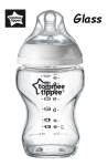 Butelka tommee tippee szklana antykolkowa 250ml