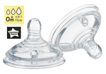 Smoczek do butelki tommee tippee closer to nature 0m+ o zmienej prędkości przepływu