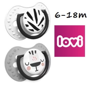 Smoczki lovi 6-18 dynamiczne silkonowe salt&pepper 22/879