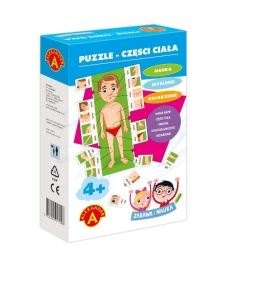 Puzzle układanka dla 4 latka części ciała