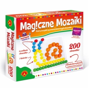 Magiczne mozaiki dla dzieci 200 elementów