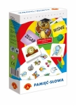 Edukacyjna gra pamięć dla dzieci słowa
