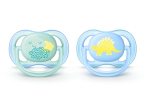 Smoczek avent ultra air 0-6 m dinozaur scf344 2 szt.