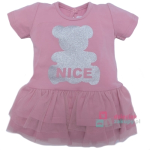 Gamex sukienka dla niemowlaka dziewczynki Nice ciemny róż