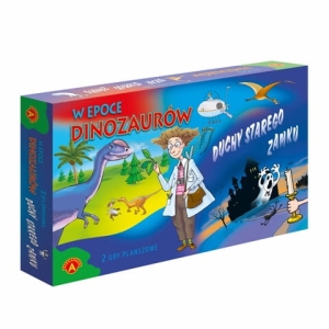 2 gry planszowe dla 5 latka w epoce dinozaurów i duchy starego zamku