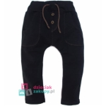 Mrofi spodnie chłopiece Czarek czarne