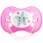 Canpol smoczek okrągły silikonowy 0-6m 22/410