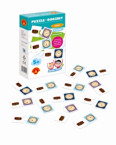 Puzzle układanka dla 5 latka godziny