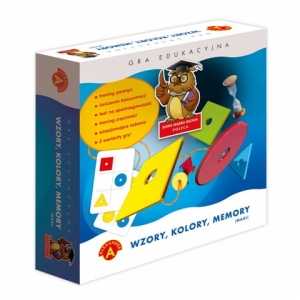 Gra edukacyjna dla 5 latka wzory kolory memory wersja maxi