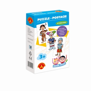 Układanka puzzle dla 3 latka postacie