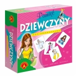 Edukacyjna gra pamięć dla dzieci dziewczyny