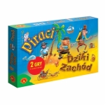 2 gry planszowe dla dzieci 4 lata piraci i dziki zachód