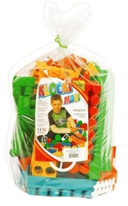 Klocki konstrukcyjne maxi 80 szt. "bączek"