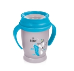 Kubek lovi 360 stopni junior 250ml indian summer niebieski