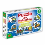Duże puzzle dla 3 latka maszyny budowlane