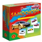 Edukacyjna gra pamięć dla dzieci samochody