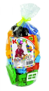 Klocki konstrukcyjne 65 szt. "bączek"