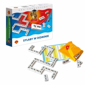 Gra edukacyjna dla 5 latka sylaby w dominie