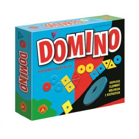 gra domino dla dzieci koloru i kształtu