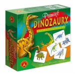 Edukacyjna gra pamięć dla dzieci dinozaury
