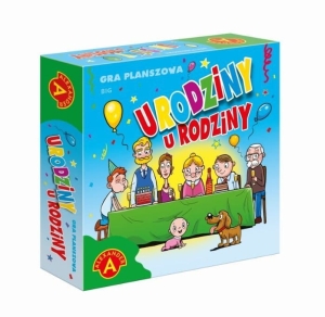 Gra planszowa dla dzieci urodziny u rodziny