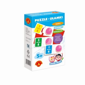 Puzzle układanka dla 5 latka ułamki