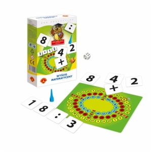 Gra edukacyjna dla 7 latka wyścig matematyczny wersja mini