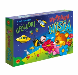 2 gry planszowe dla 5 latka ufoludki i wyprawa misia