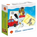 Zabawka edukacyjna rysowanie zmazywanie literki