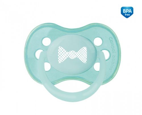 Canpol smoczek symetryczny silikonowy 6-18m 22/417