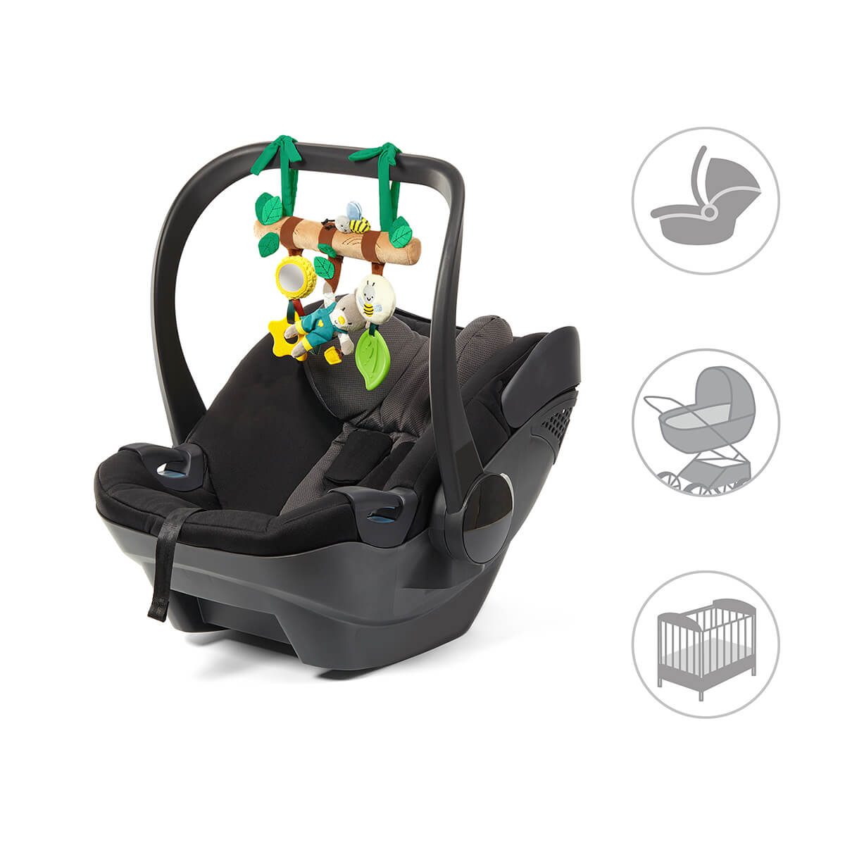 miękka zawieszka do wózka babyono teddy gardener 1473