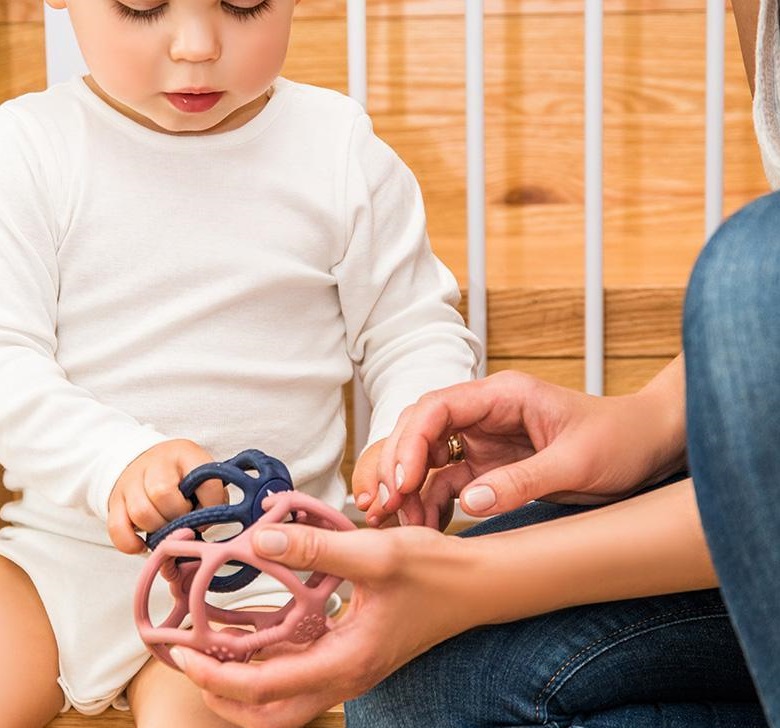 silikonowy gryzak dla niemowląt