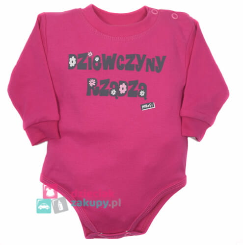 body z napisem dla dziewczynki mrofi